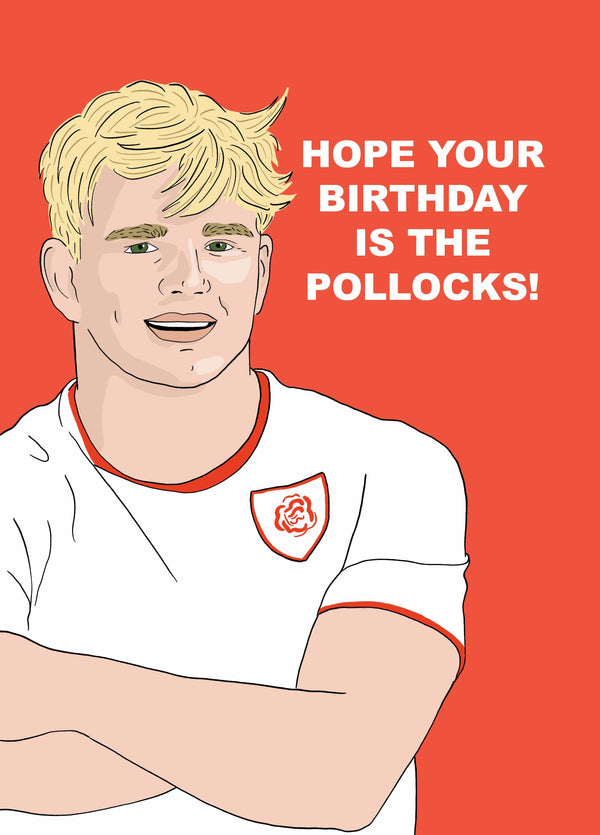 Pollocks Birthday Card