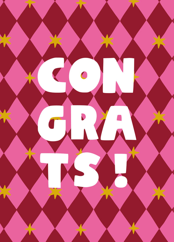 Congrats Harlequin Card
