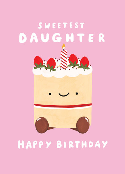 Daughter Cake Card