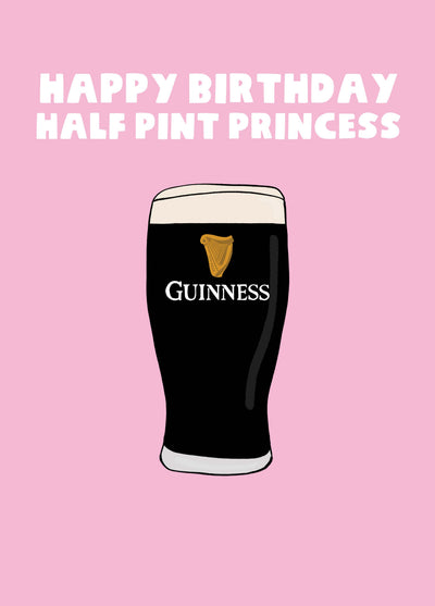 Half Pint Princess Card