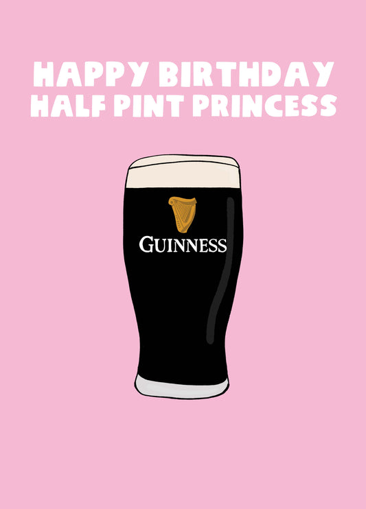 Half Pint Princess Card