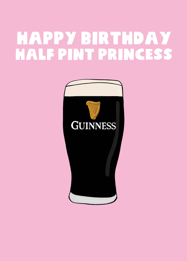 Half Pint Princess Card