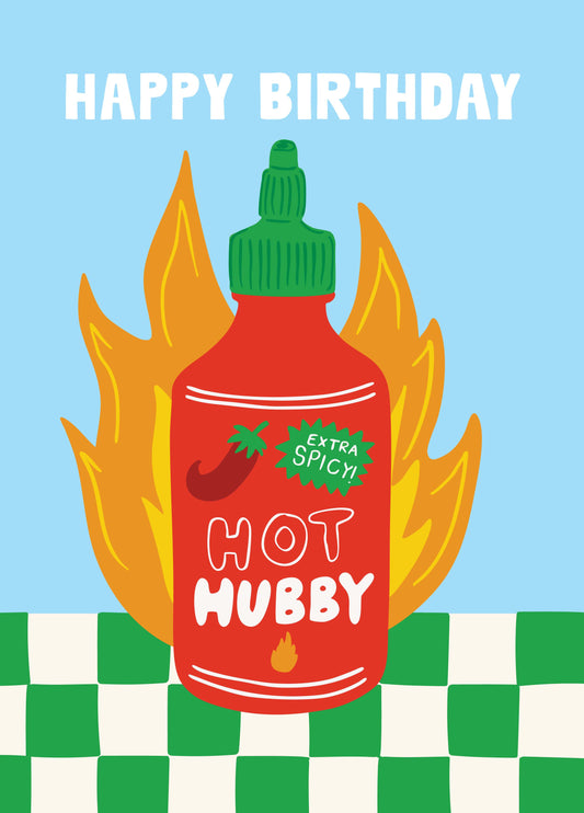 Hot Hubby Birthday Card