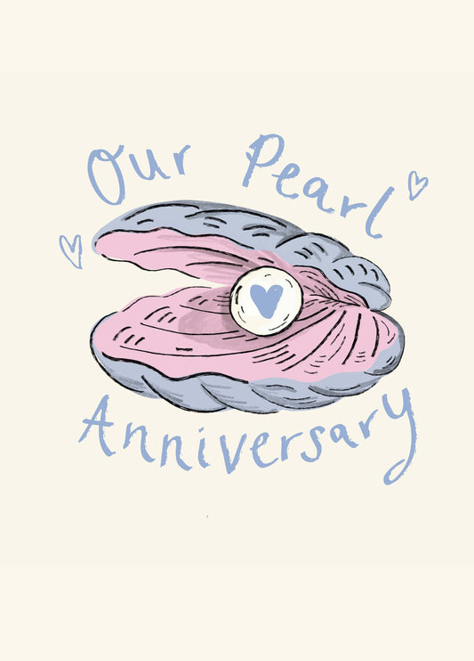 Pearl Anniversary Card
