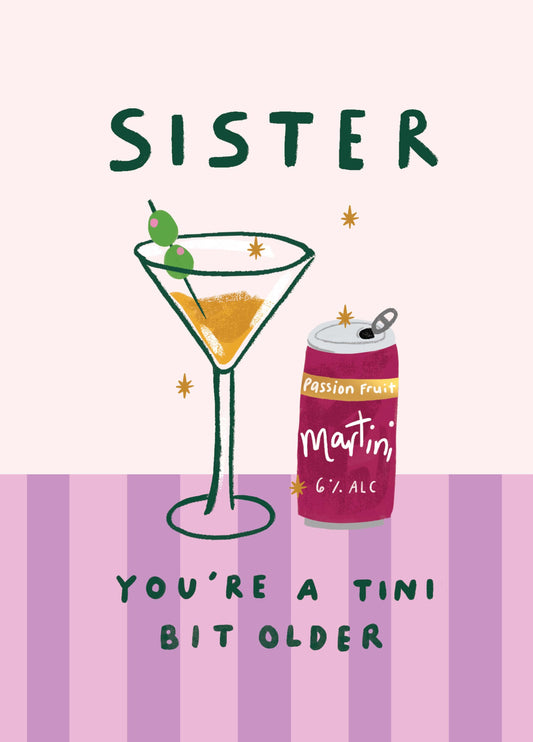 Tini Bit Older Sister Card