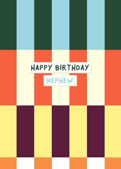 Happy Birthday Nephew Card