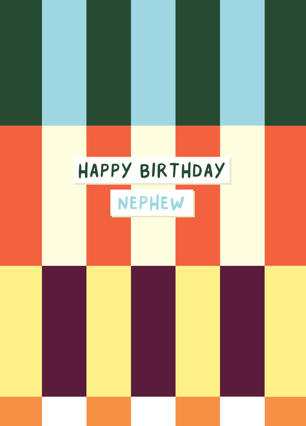 Happy Birthday Nephew Card