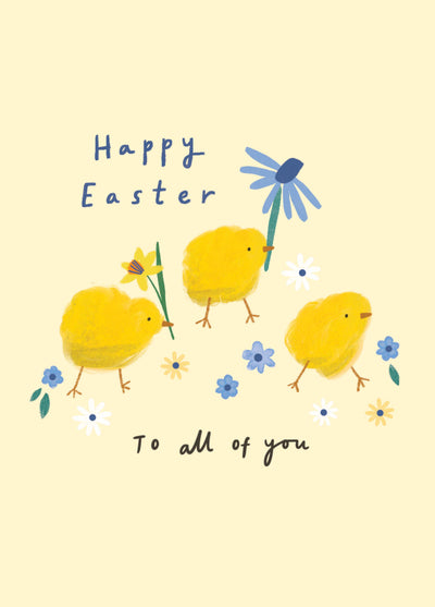 All Of You Chicks Easter Card