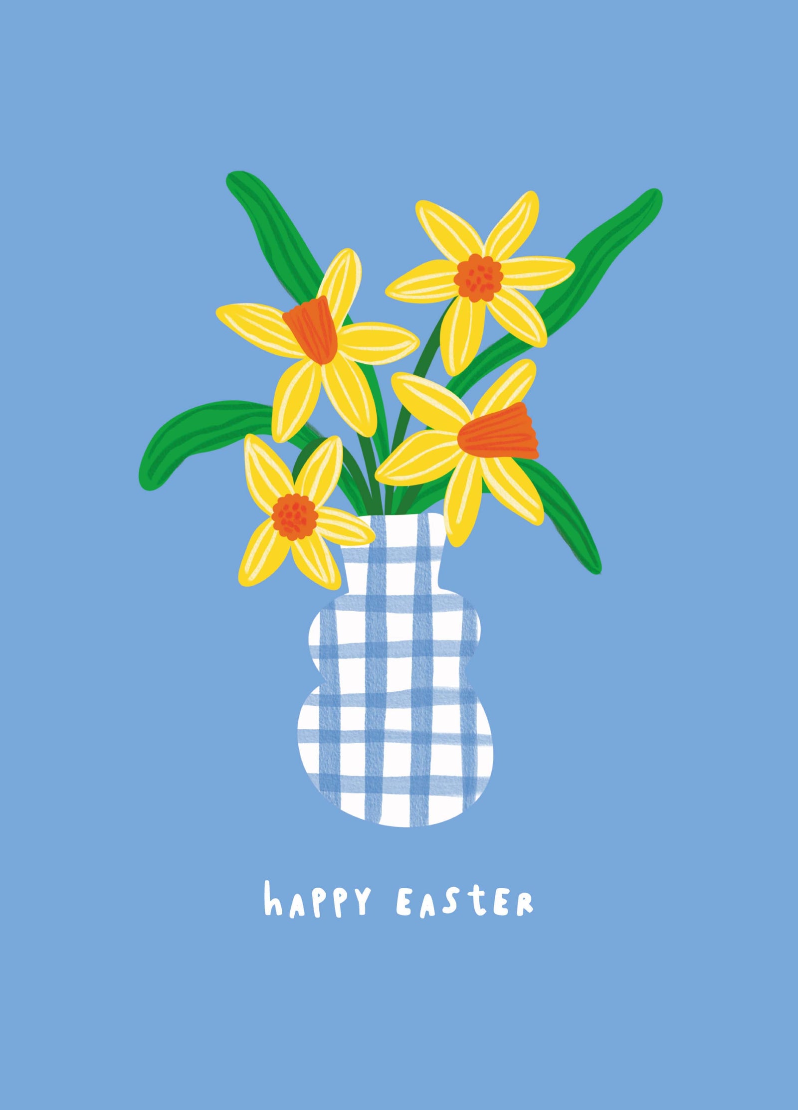 Daffodil Vase Card