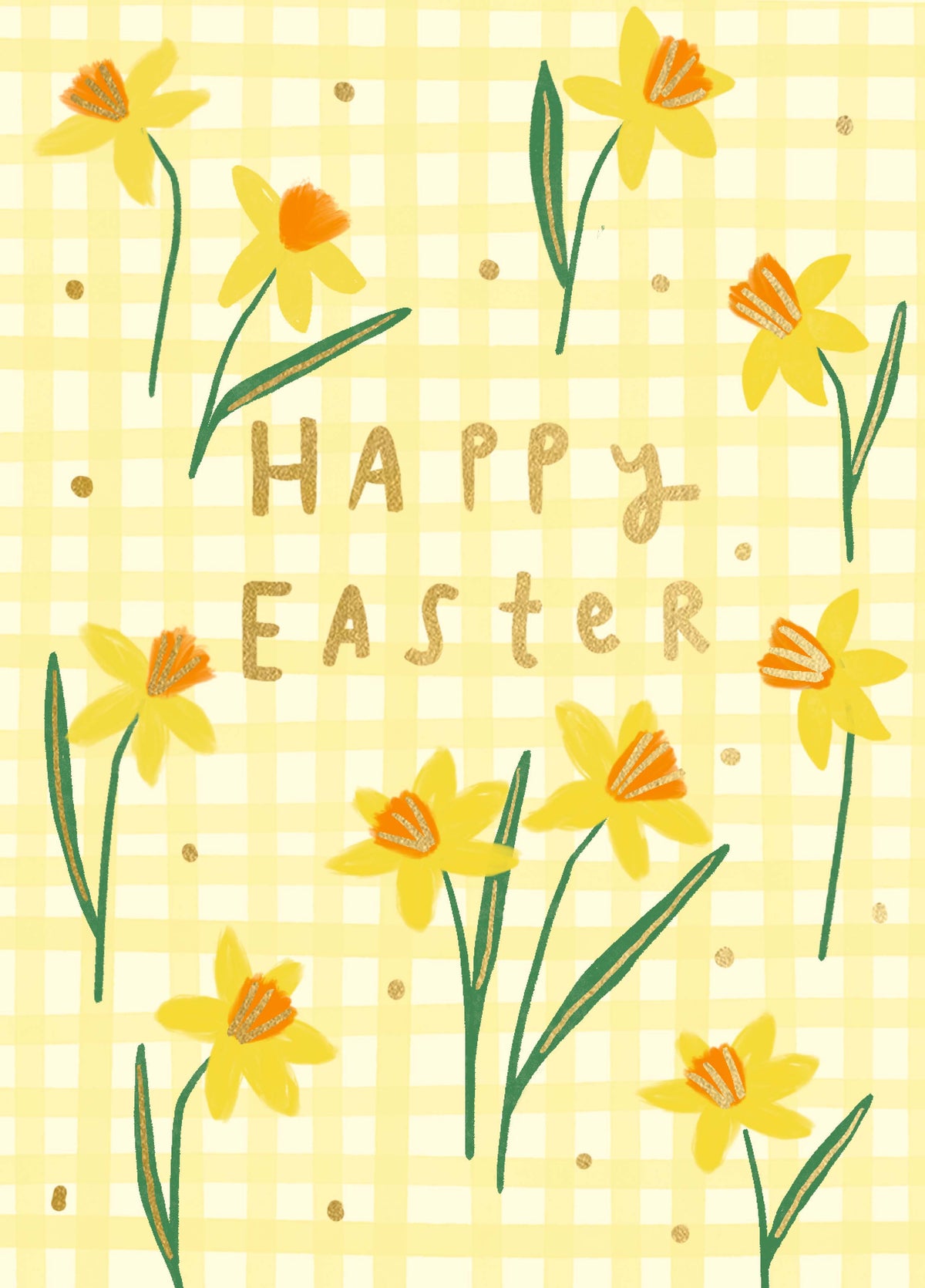 Easter Daffodils Card