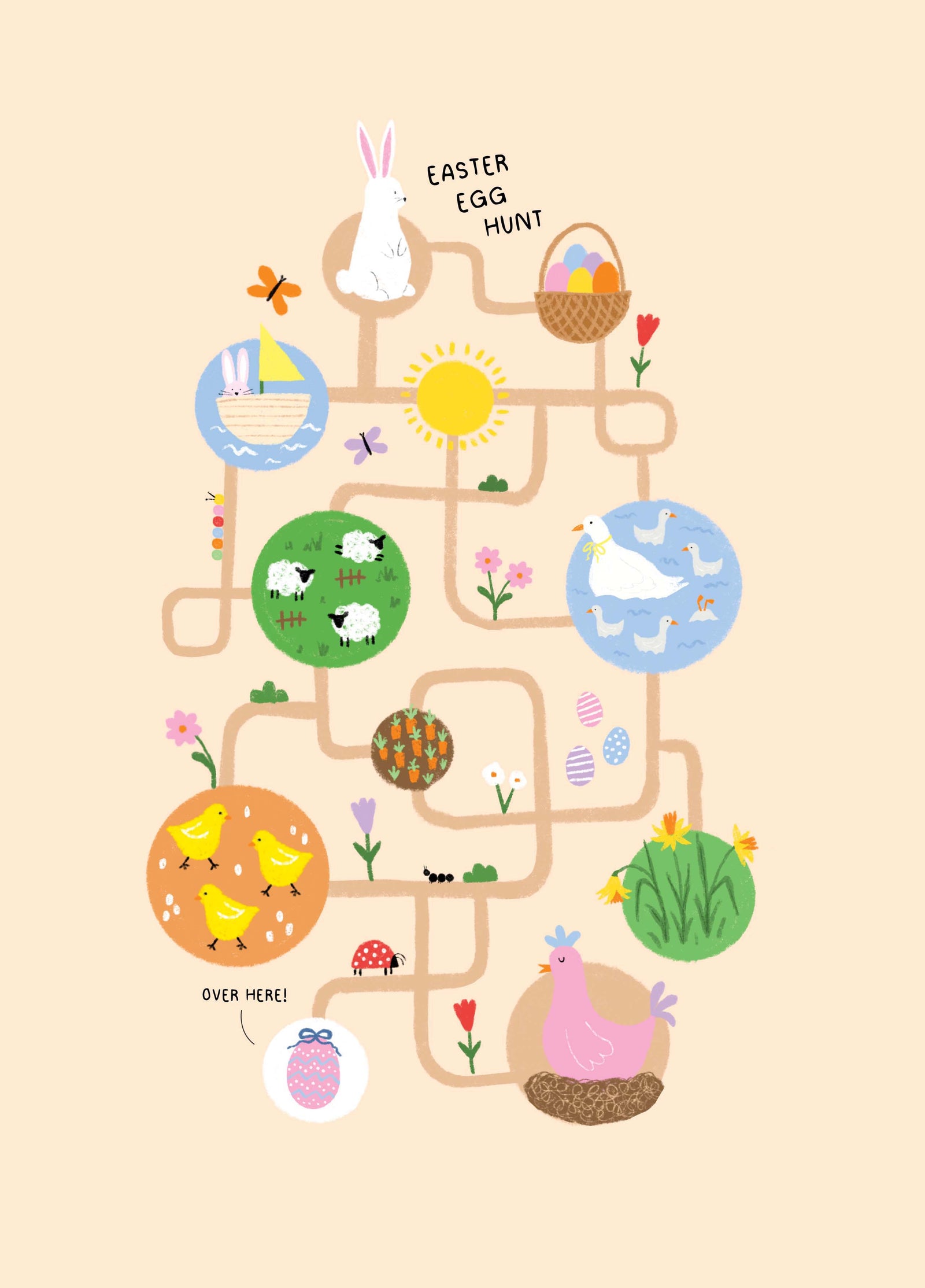 Easter Egg Hunt Card