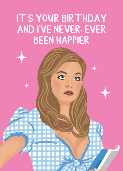 Never Been Happier Birthday Card