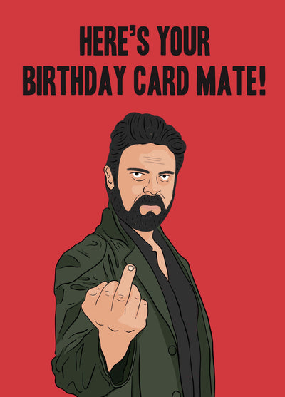Butcher Birthday Card