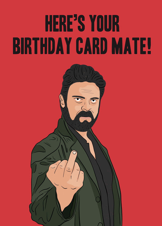 Butcher Birthday Card