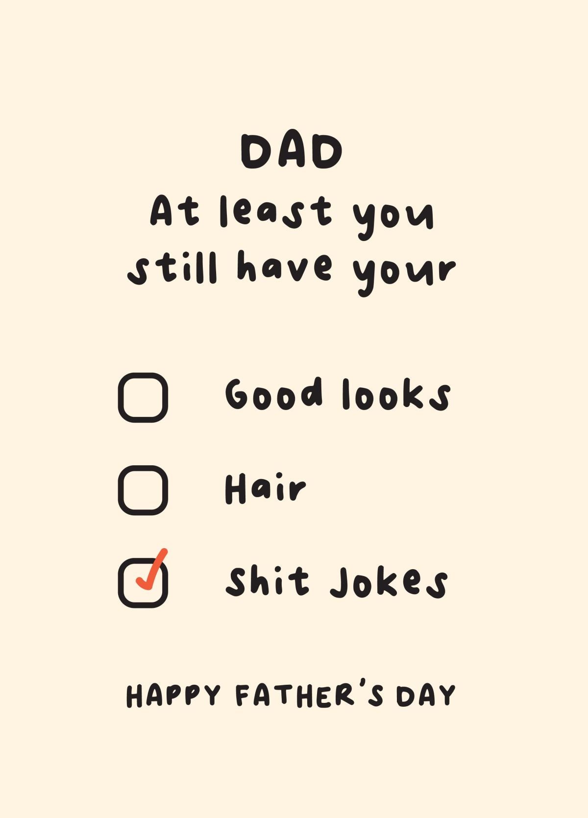 Shit Jokes Card