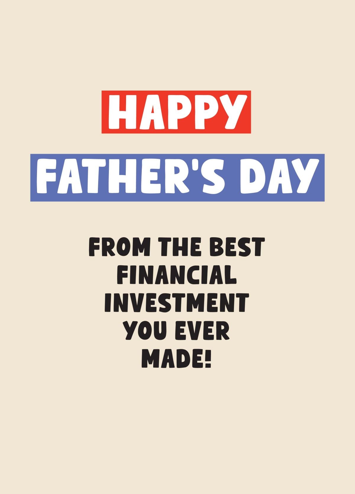 Financial Investment Card