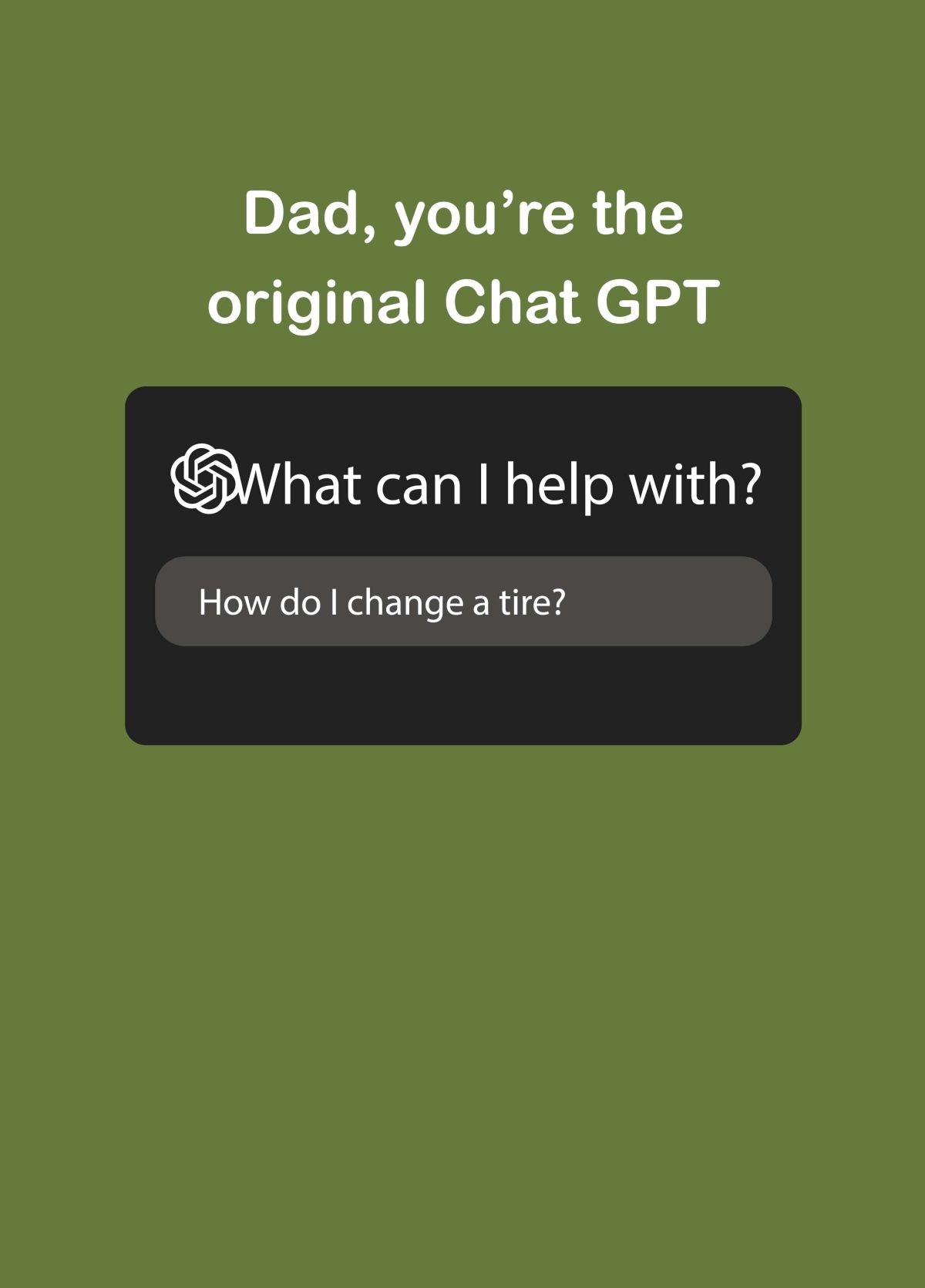 Original Chat GPT Card