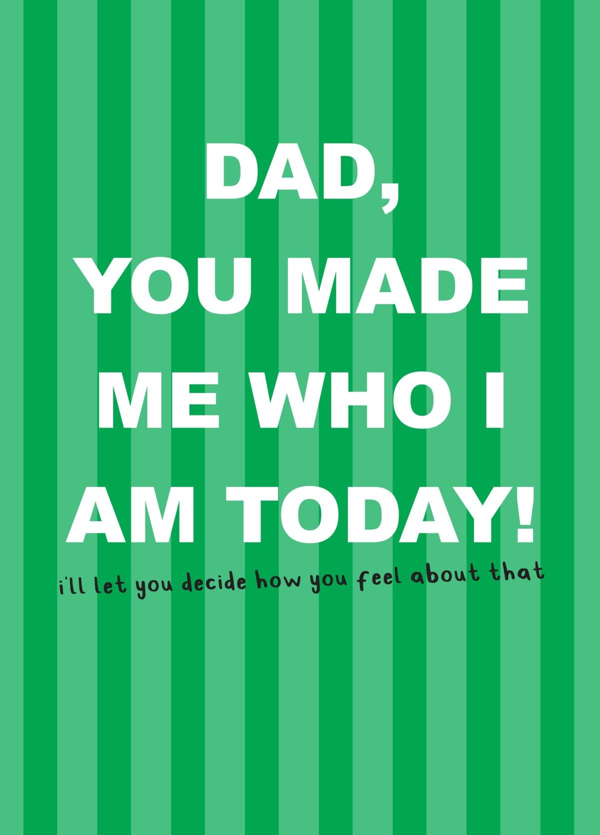 Who I Am Card