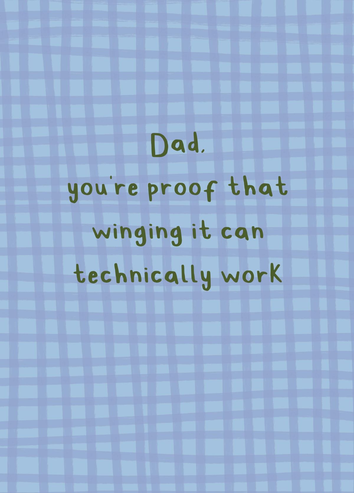 Winging It Card