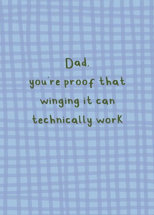 Winging It Card