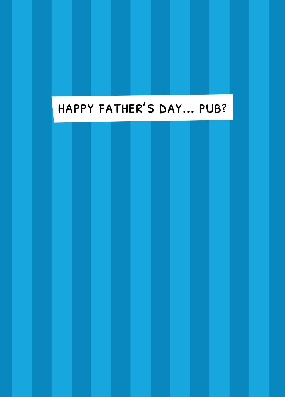 Happy Father’s Day…pub? Card