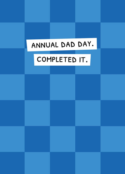 Annual Dad Day Card