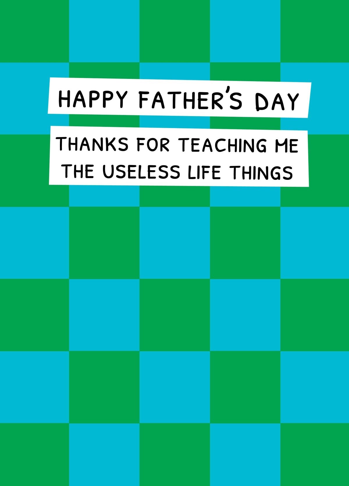 Useless Life Things Card