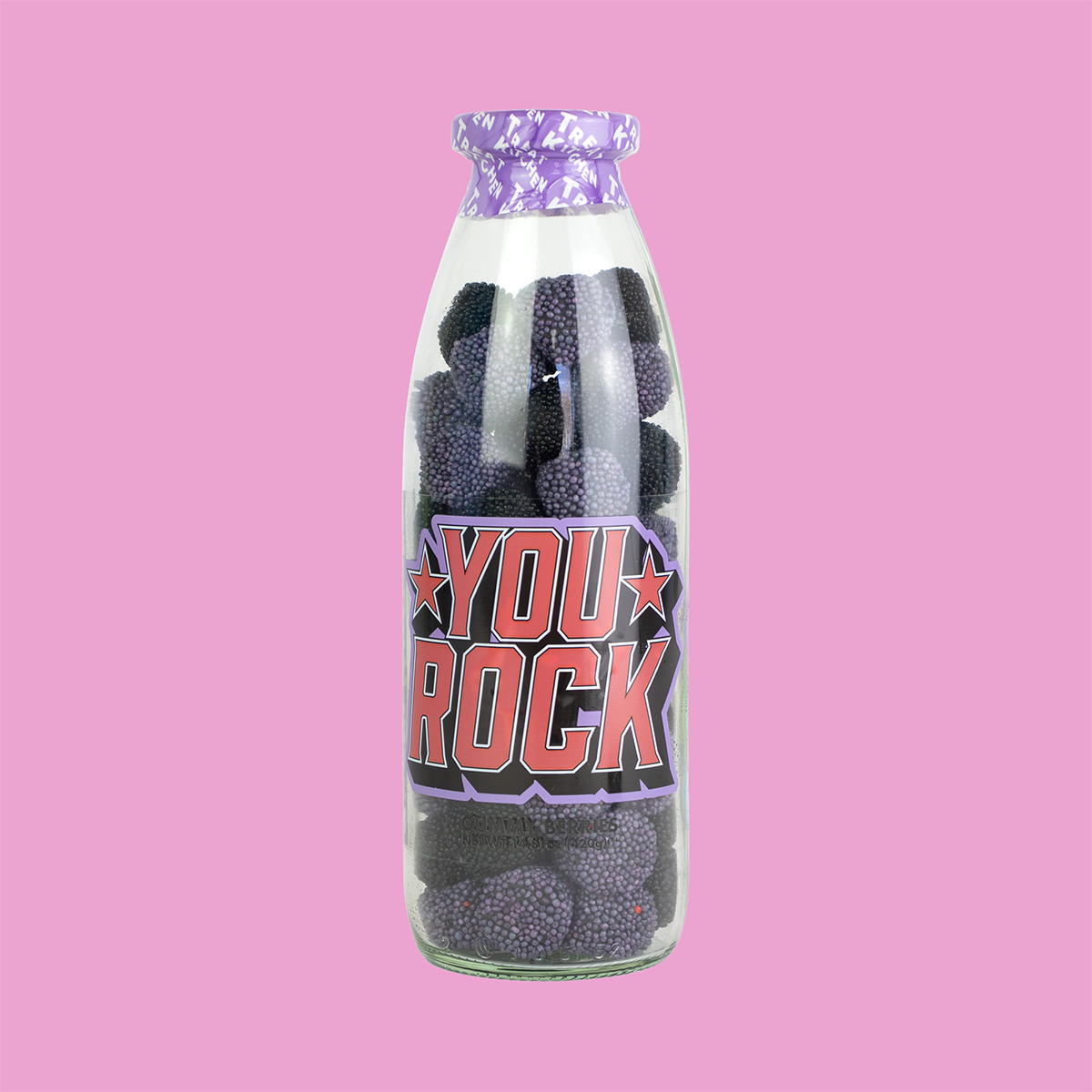 You Rock Sweet Message Bottle