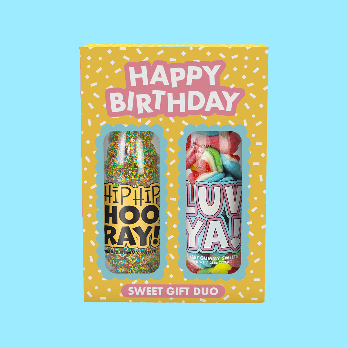 Happy Birthday Message Bottle Gift Pack