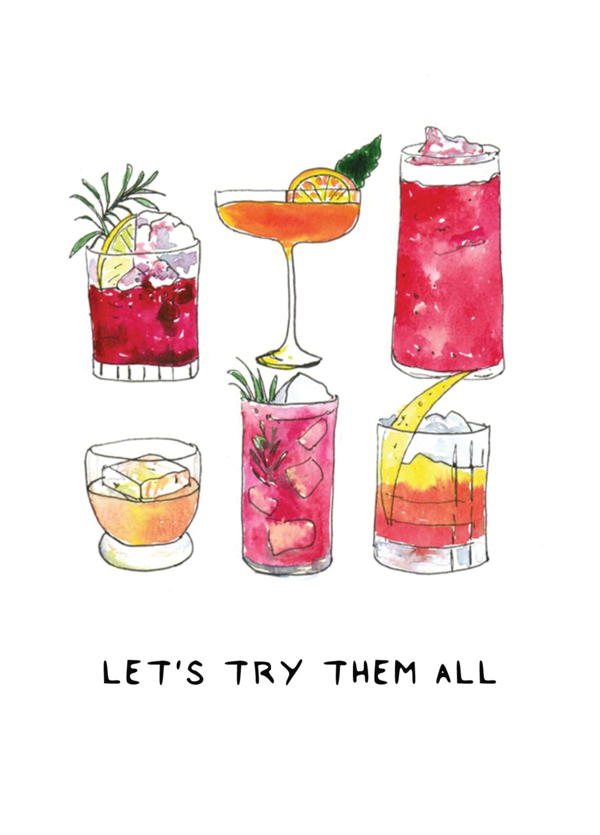 Let's Try All The Cocktails