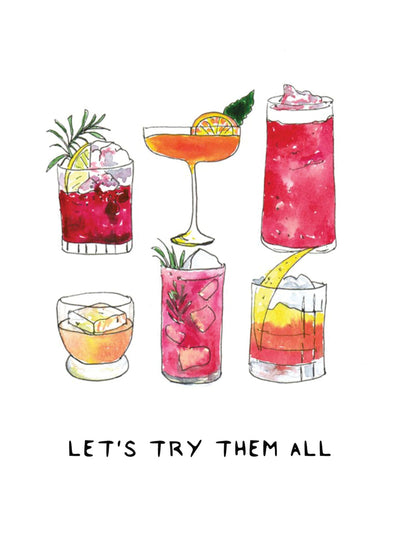 Let's Try All The Cocktails