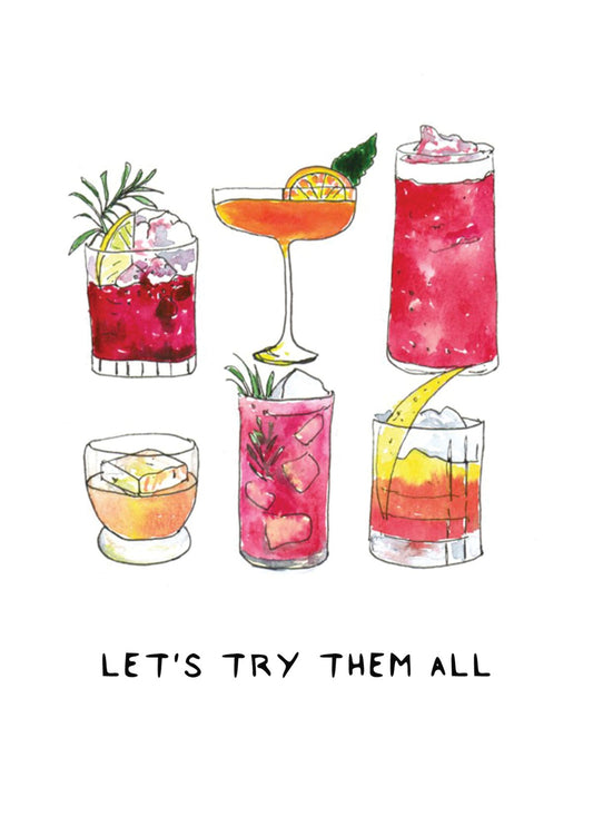 Let's Try All The Cocktails