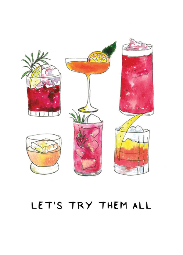 Let's Try All The Cocktails