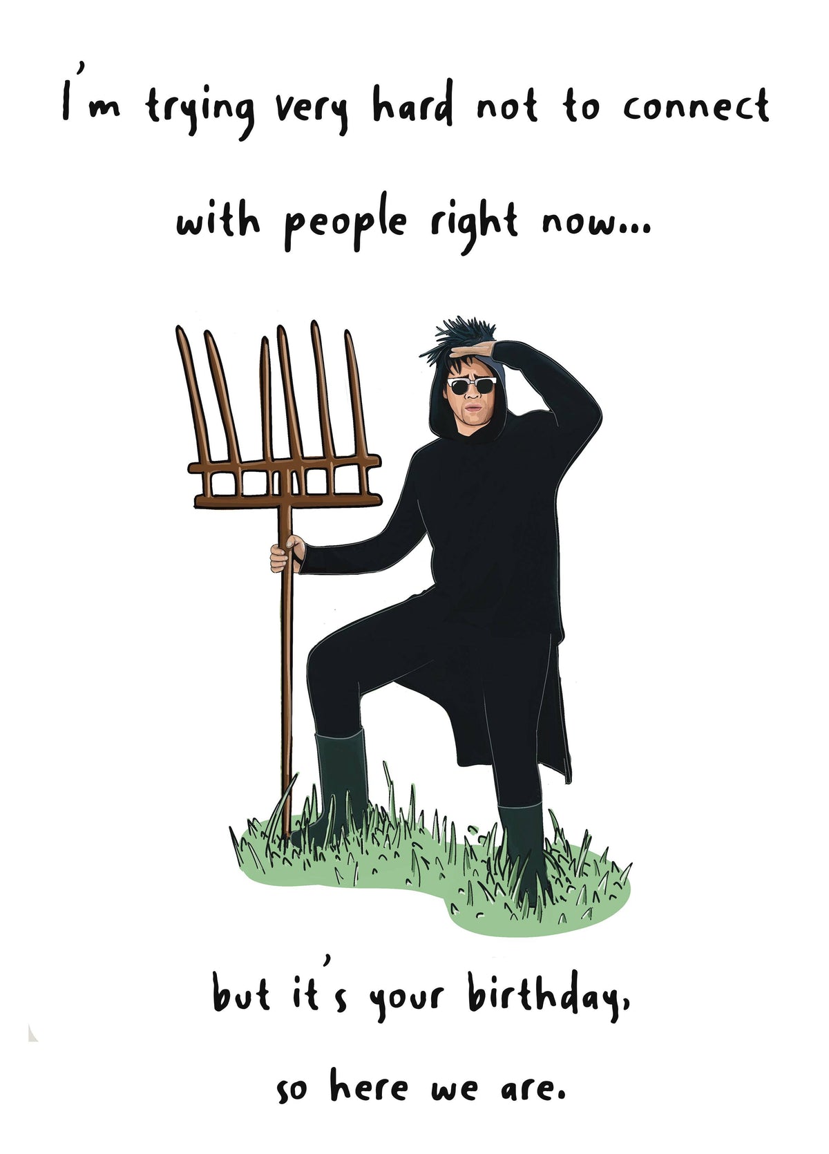 David Rose Birthday Card - For That One Person You'll Actually Talk To