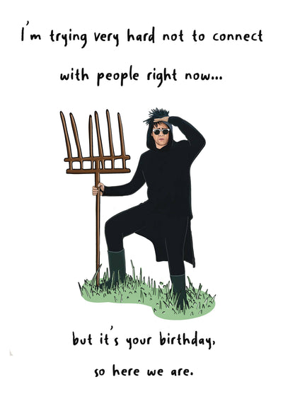 David Rose Birthday Card - For That One Person You'll Actually Talk To