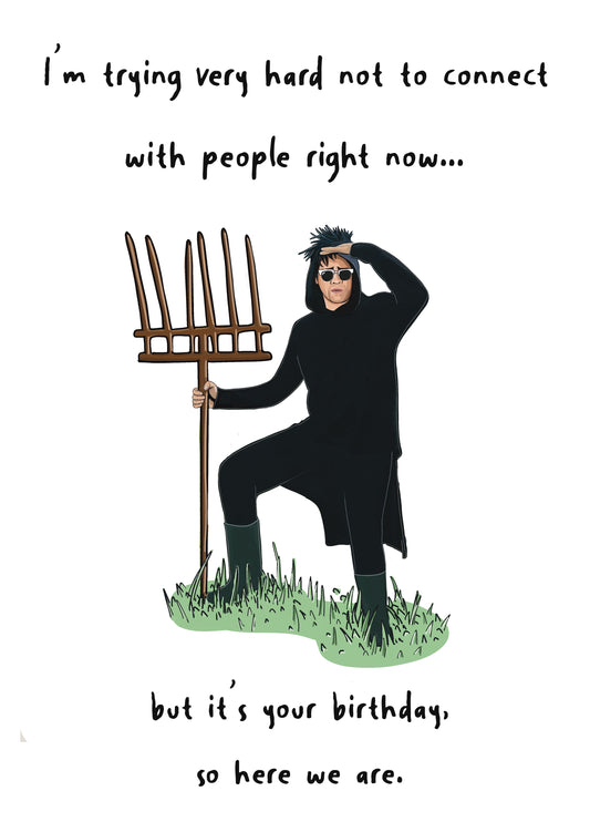 David Rose Birthday Card - For That One Person You'll Actually Talk To