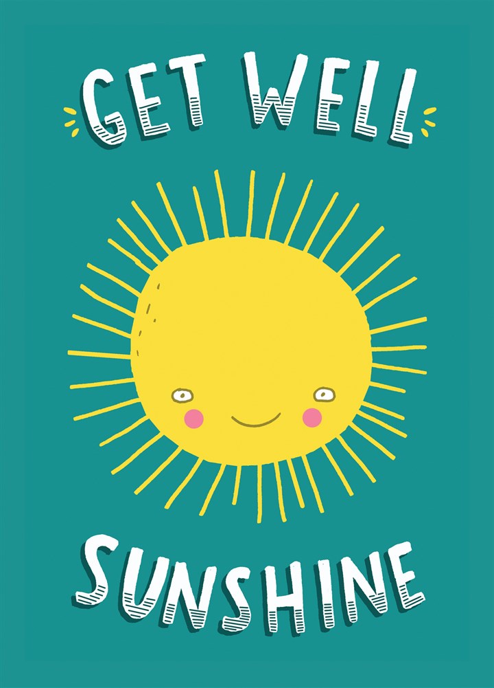Get Well Sunshine Card