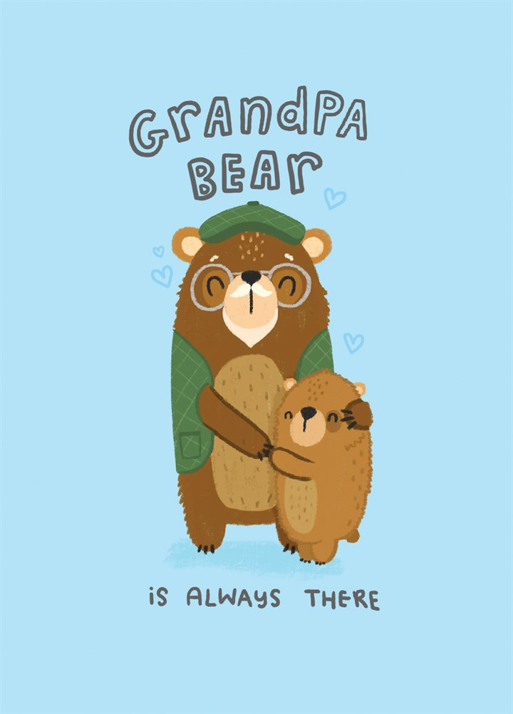Grandpa Bear Card