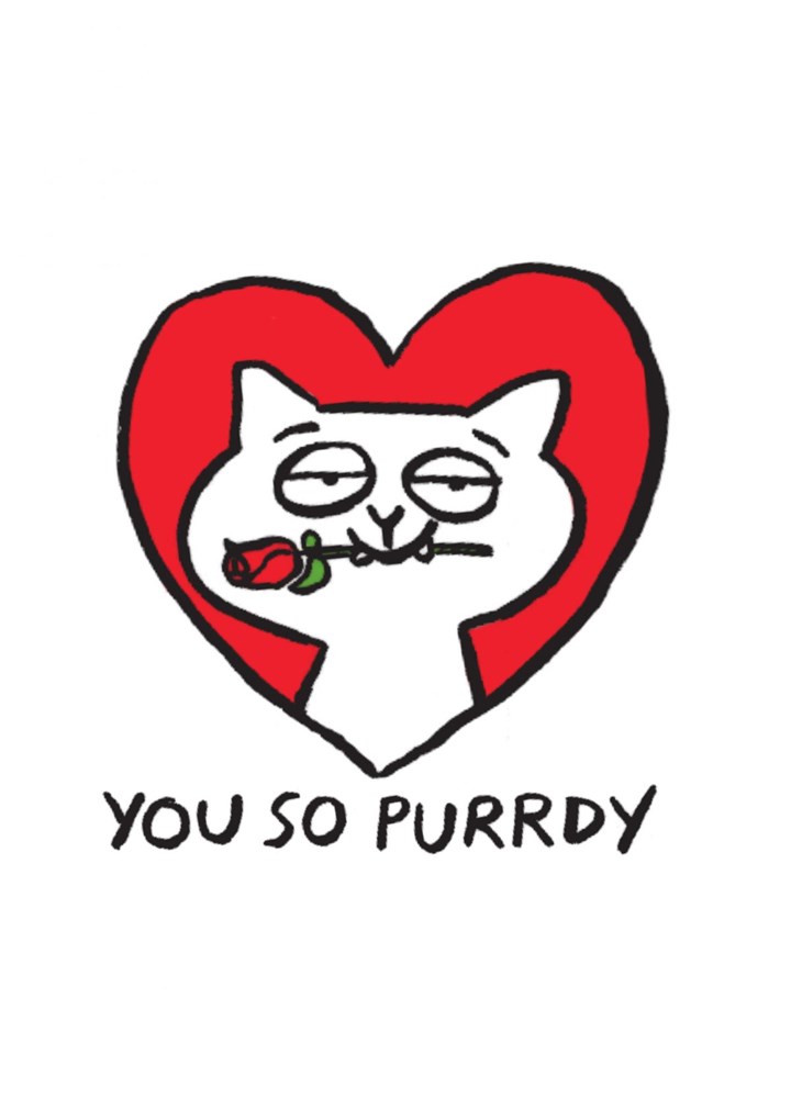 You Do Purrdy Card