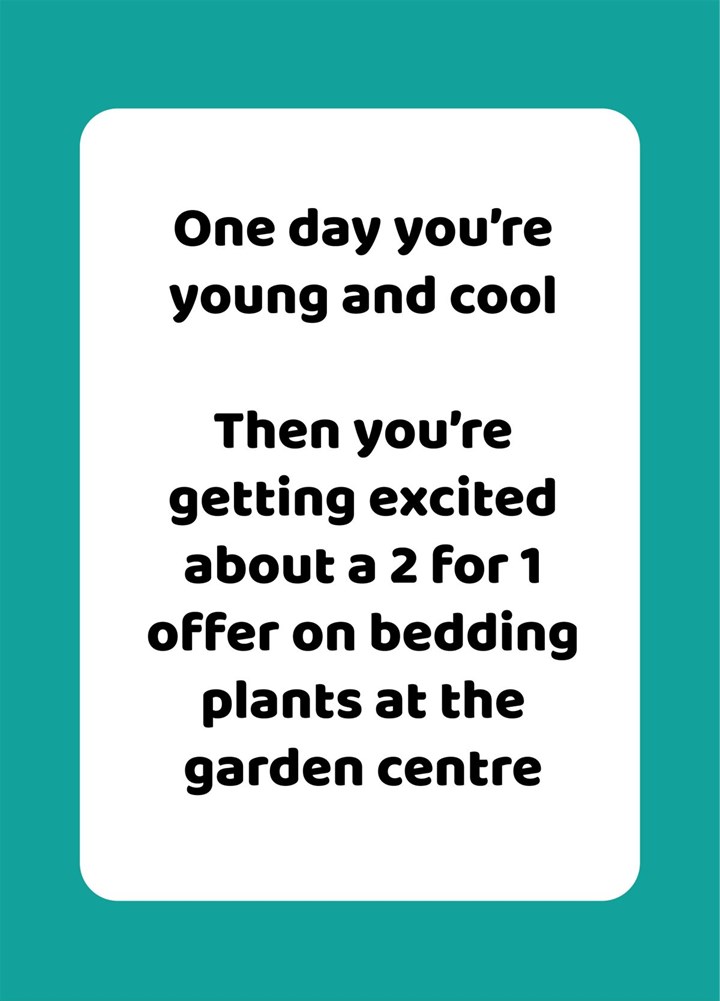 Bedding Plants Card