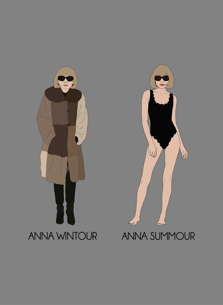 Anna Wintour Anna Summour Card