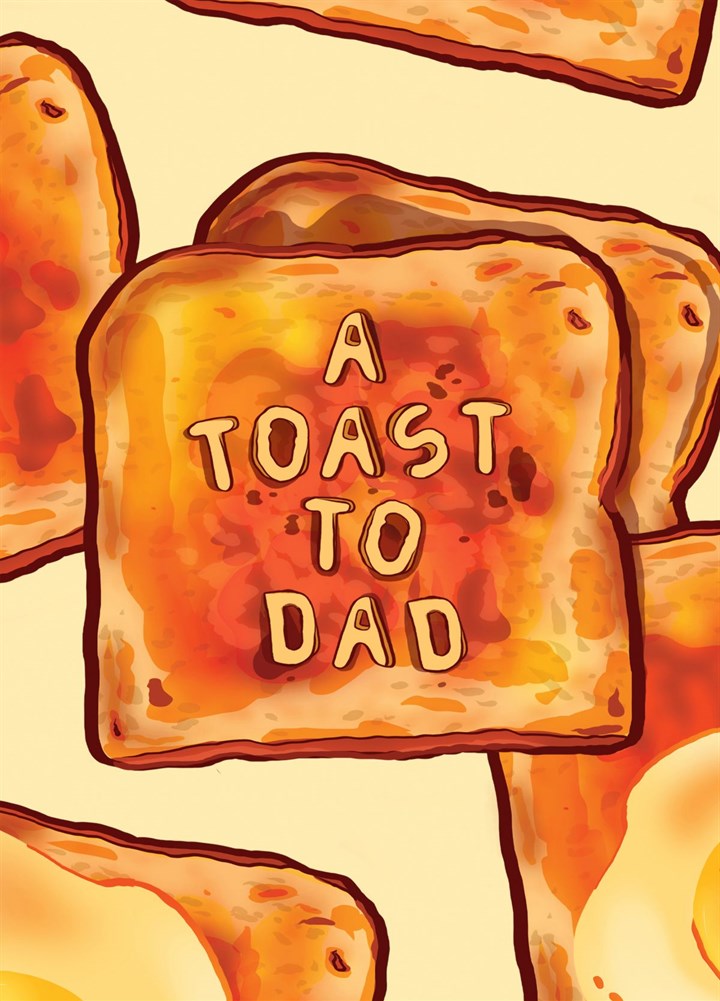 A Toast To Dad Card
