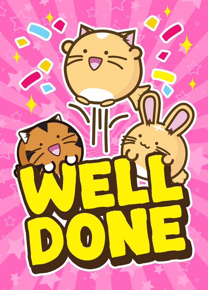 Well Done Jump For Joy! Card