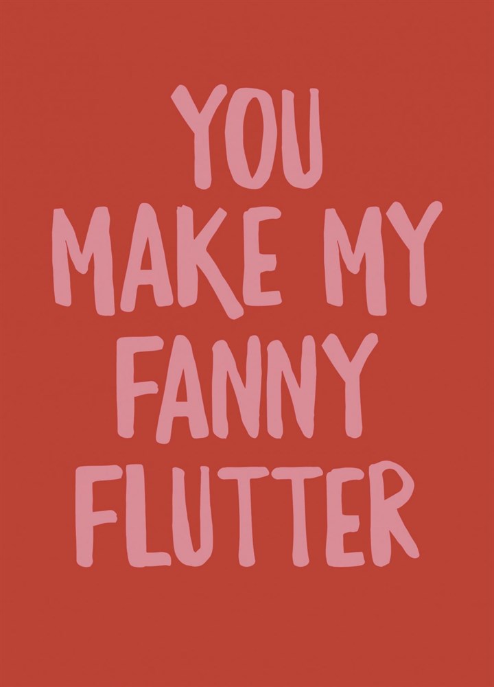 Fanny Flutter Card