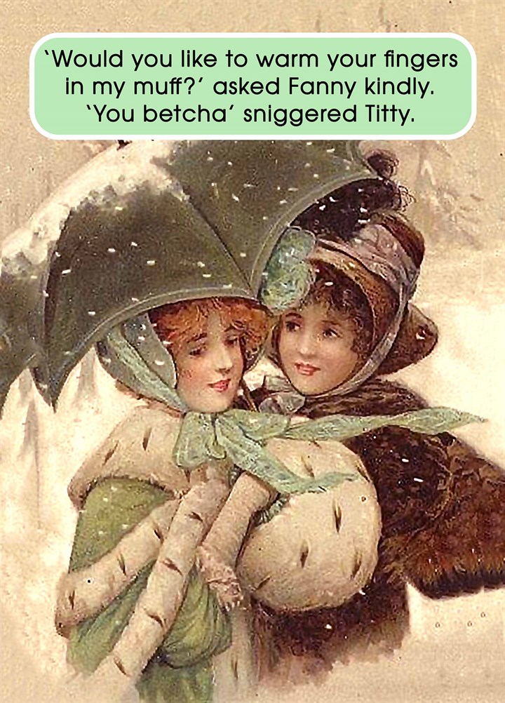 Fanny And Titty Card