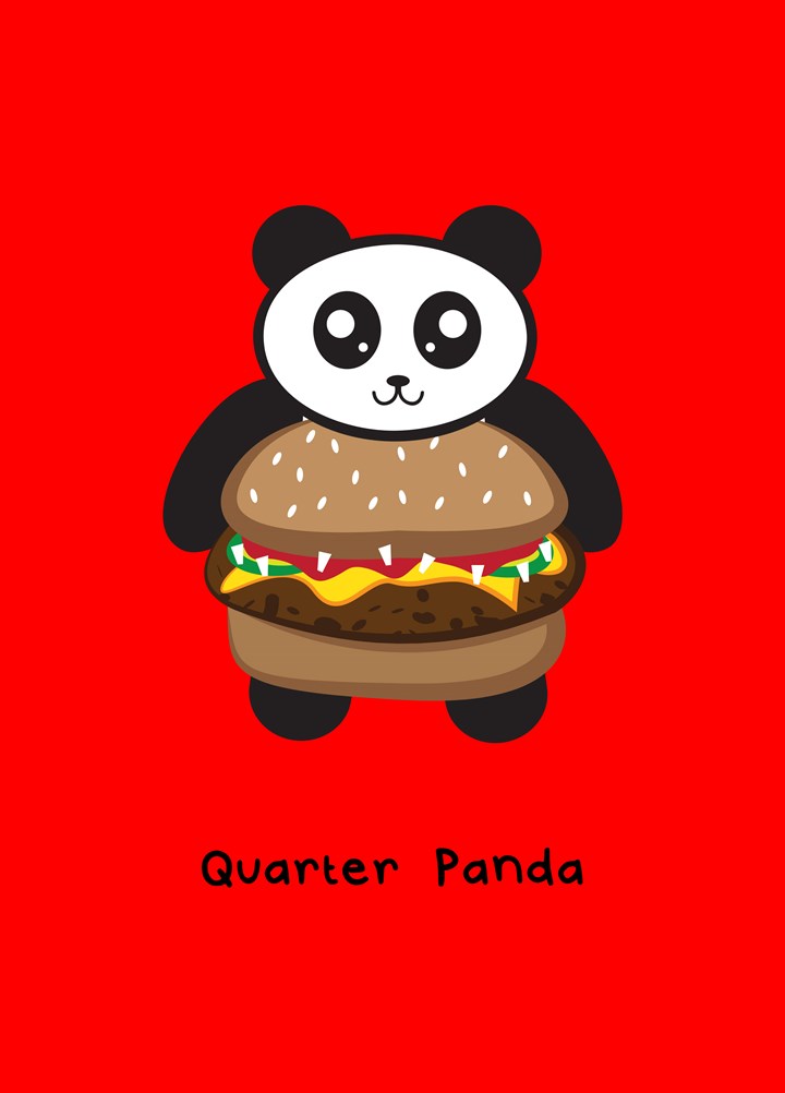 Quarter Panda Card