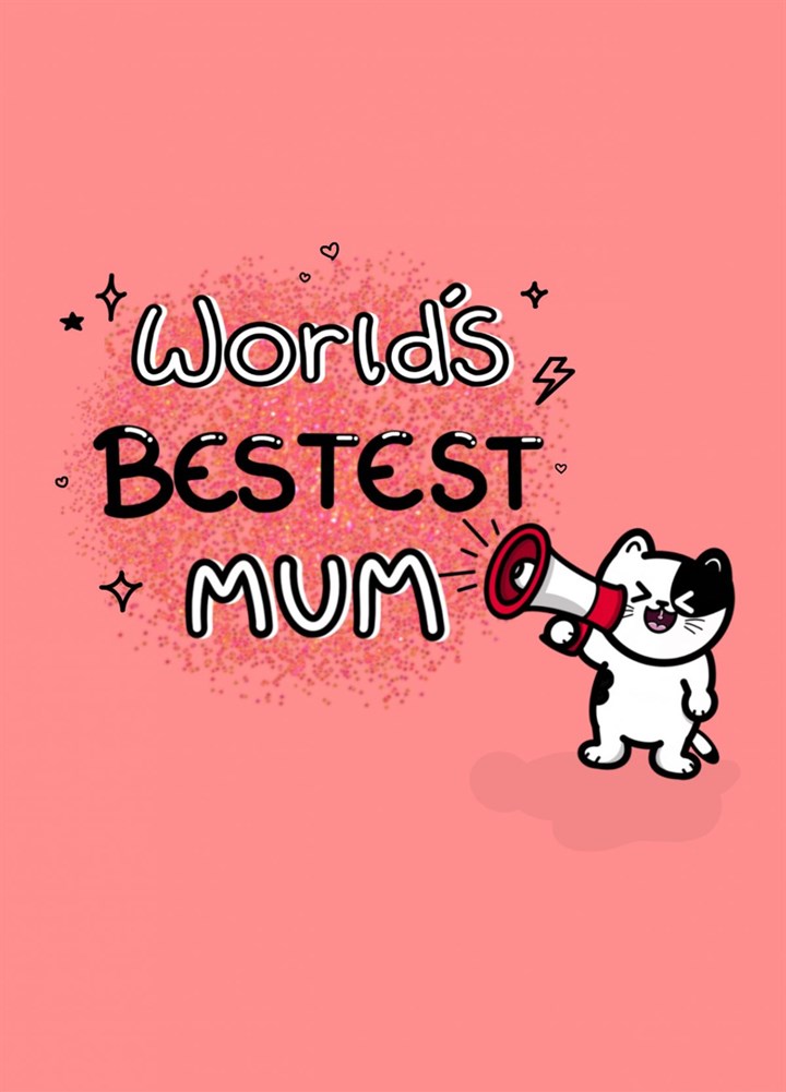 World's Bestest Mum Card