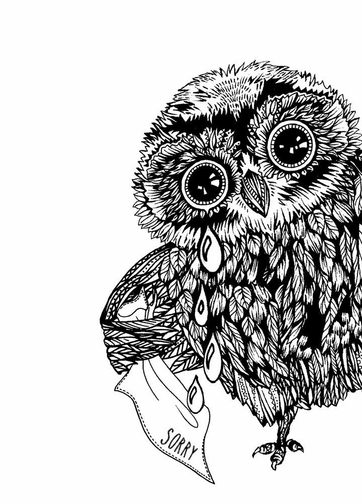 Owl So Sorry Card