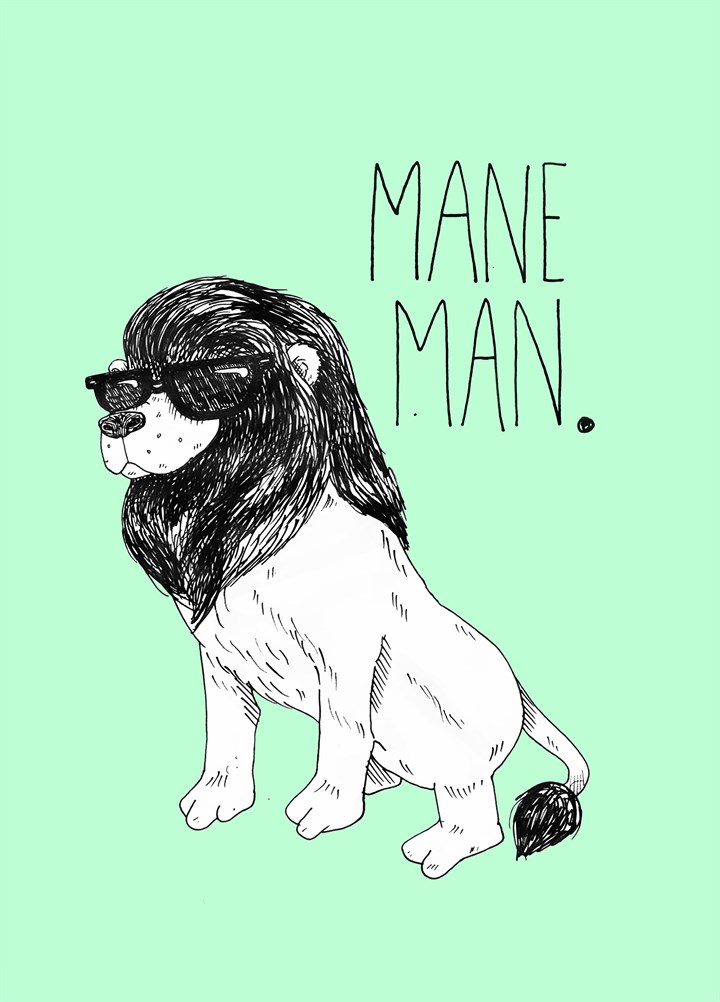Mane Man Card