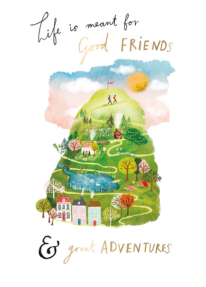 Good Friends And Great Adventures Card